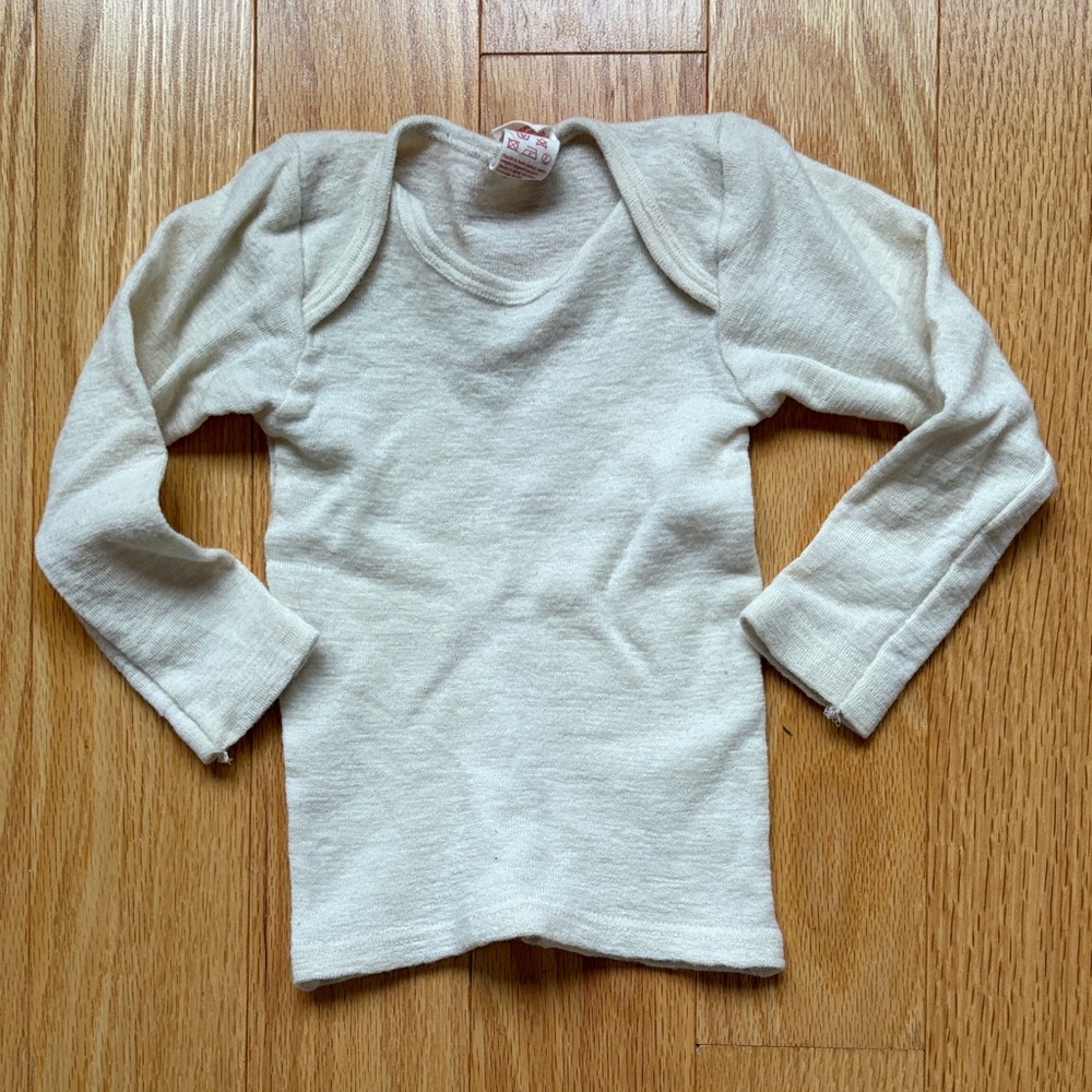 Engel wool toddler shirt